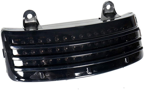 Tri-Bar Smoked LED Rear Tail Brake Fender Tip Light For Harley Street Glide FLHX 2014-2018