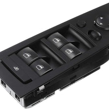 A-Premium Power Window Switch Replacement for BMW E90 E91 E92 E93 325i 2005-2011 335i 2007-2012 Front Left(with Power Folding Mirrors)