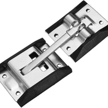 Swess RV Trailer Door Holder Stainless SteelT-Style Catch 5.1'' Entry Door Catch for RV Camper Trailer