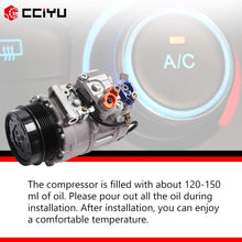 cciyu AC Compressor and A/C Clutch for Mercedes-Benz S550 5.5L 2007-2011 CO 11240C Auto Repair Compressors Assembly