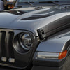 2018 for Jeep Wrangler JL Original Black Stainless Steel Latch Locking Hood Catch Kit for Jeep Wrangler 2007-2018 JK JL