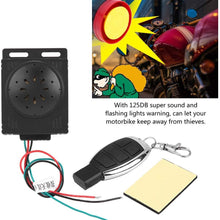 Terisass Motorcycle Anti-Theft Security System Universal 9-16V Anti-Theft Security Alarm System with Remote Control ABS Scooter Motorcycle Accessories