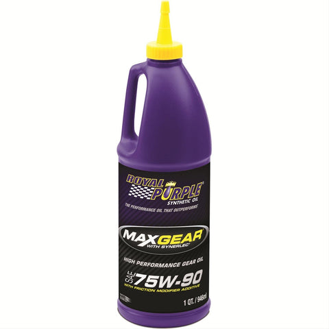 Royal Purple 01300 Max-Gear Synthetic Gear Lube Oil 75W90 Pack of 6 Quarts