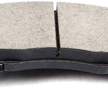 Ceramic Brake Pads Kits,8 Pcs Brake Pads Full Fit LSAILON 2009-2010 Acura TSX 2008 2009 2010 Honda Accord