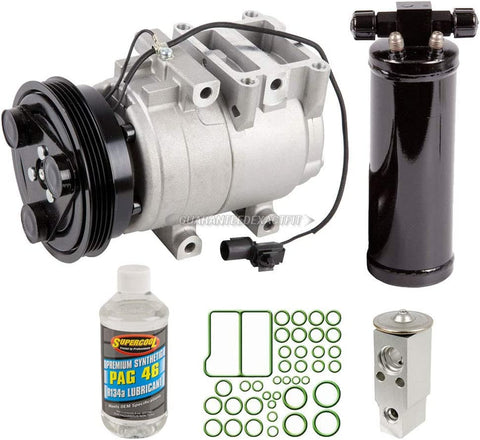 For Kia Rio 2001 AC Compressor w/A/C Repair Kit - BuyAutoParts 60-80475RK NEW