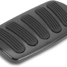 Lokar XBAG-6131 Black Automatic Brake Pad with Rubber for Nova