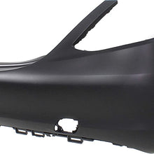 Rear Bumper Cover Compatible with MERCEDES BENZ C300/C400 2015-2018 Primed Sedan (C400 2015) - CAPA