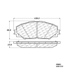 Centric 300.12100 Front Brake Pad