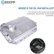 ECCPP 264-716 Engine Oil Pan Kit for 2003-06 Audi A4 2002-04 Audi A6 3.0L