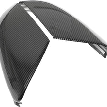 MOTOKU ABS Carbon Fiber Side View Mirror Replacement Cover Cap for 2016 2017 2018 2019 2020 Honda Civic