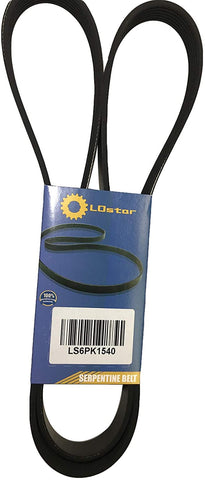 LOSTAR Serpentine Belt Fits 98-08 Toyota Corolla Matrix BMW X3 Chevrolet Prizm 6PK1540