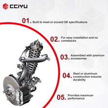 cciyu Rear Stabilizer/Sway Bar End Link fit for 2004-2007 for BMW 525i 528i 530i 535i 545i 550i 645Ci 650i X5 X6 2pcs Suspension Kit