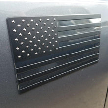 EyeCatcher USA Flag Emblem Decal Black - 2 Pack