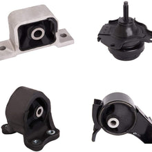 Ashimori Compatible With 2002-2006 Honda CRV CR-V 2.4L Auto AT Transmission Engine Motor Mount Set A6596 A6597 A4504 A4506