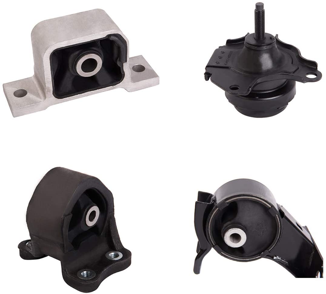 Ashimori Compatible With 2002-2006 Honda CRV CR-V 2.4L Auto AT Transmission Engine Motor Mount Set A6596 A6597 A4504 A4506