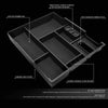 DNA MOTORING ZTL-Y-0019 Center Console Armrest Organizer Tray [for 14-19 Tundra], Black