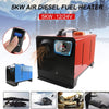 U-smile Car Heater, 5KW 12V 24V Car Parking Fuel Air Heater Car Start Winter Thawing Car Glass Fog Defrosting with LCD Display & Remote Controller for Car Truck Boat