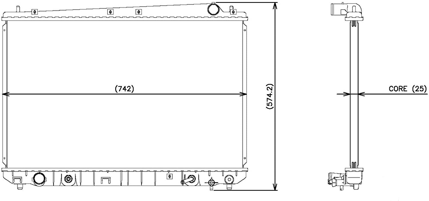 Denso 221-3101 Radiator