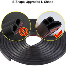 JUST N1 L Shape Seal Strip Car Door Hood Trunk Trim Edge Moulding Rubber Weatherstrip(5M,15M)