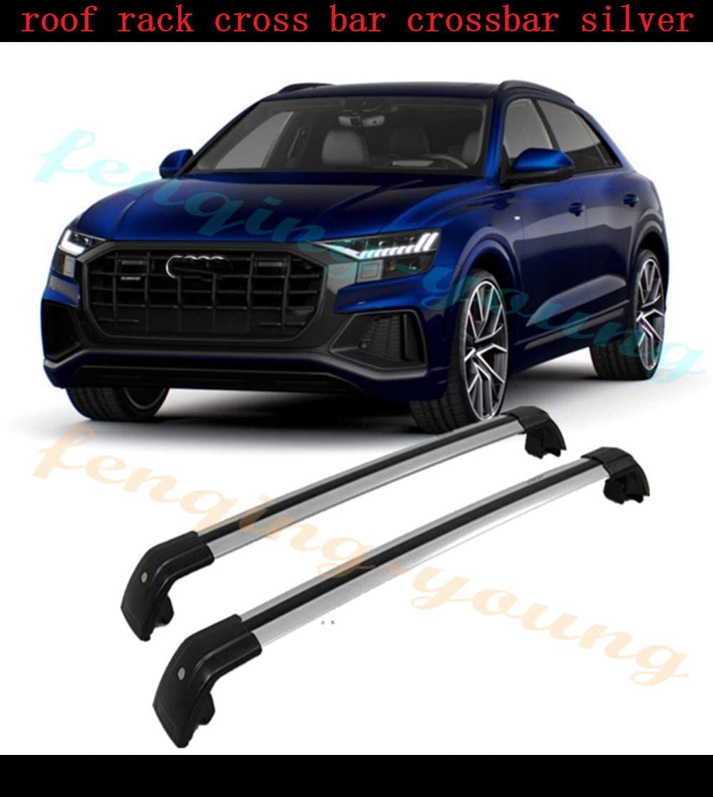 Auto Prich fits for Audi Q8 2019 2020 Cross bar Crossbar roof Rail Rack