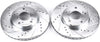 Power Stop JBR709XPR Front Evolution Drilled & Slotted Rotor Pair