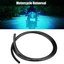 Fuel Line,Motorcycle Universal Non Braided Rubber Fuel Line Hose Petrol Oil Pipe 1m Long Car Accessories Black