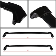 DNA MOTORING RR-HCRV12 Aluminum Roof Rack Cross Bars,Black