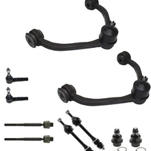 Detroit Axle - New 10 Piece Complete Upper Control Arm Suspension Kit For Dodge Dakota and Mitsubishi Raider