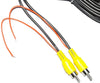 Backup Camera RCA Video Cable,CAR Reverse Rear View Parking Camera Video Cable with Detection Wire (6M)