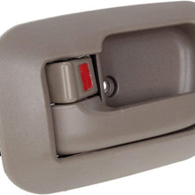 AUTEX 2pcs Interior Door Handles Front Left Right Driver Passenger Side Compatible with Toyota Sienna 1998 1999 2000 2001 2002 2003 Door Handles Light Brown 80533 6927808010E0 80504