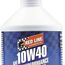 Red Line 11404 10W-40 Synthetic Motor Oil - 1 Quart (Pack of 2)