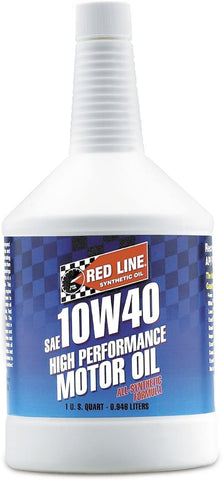 Red Line 11404 10W-40 Synthetic Motor Oil - 1 Quart (Pack of 2)