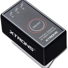 XTRONS Wireless Bluetooth OBD2 II Car Auto Diagnostic Scanner Tool Car Code Reader Check Engine with ON/OFF Switch for Android Car Stereo Phone