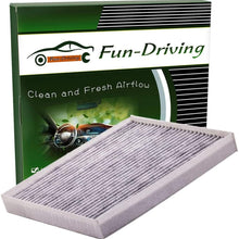 FUN-DRIVING Macrofiber Cabin Air Filter,Microfilter,Long-Fiber,Replacement for 64119237554/64119237555