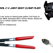 Qbace 2pcs Auto Cv Joint Boot Clamps Pliers Car Banding Tools Kit Set