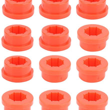 Yctze 12pcs Replacement Bushings Polyurethane Lower Control Arm Rear Camber Rear Camber Bushings Fit for Civic Integra