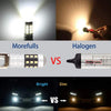 Morefulls 2019 New Design 1600 Lumens 360° Beam Angle H1 LED Fog Lights Bulbs Lamp 6000k White With Projector,Extremely Bright DRL LED Bulb, Lifetime Support(Set of 2)
