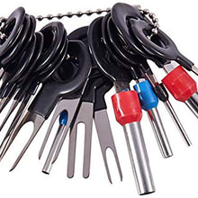 Trim Removal Tool 41Pcs Car Panel Door Audio Removal Tool Kit, Auto Clip Pliers Fastener Remover Pry Tool Set with Storage Bag (Red)