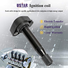 USTAR Ignition Coils 6 Pack for Honda Accord Odyssey Acura CL RL TL Engine V6 3.0 3.2 3.5 Replaces 30520-P8E-A01
