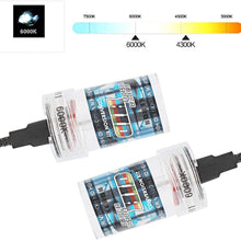 Duokon 12 V DC 35W 6000K H11 Xenon Light Bulb Kit Super-Thin HID Headlamp(H11)