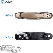 ECCPP Door Handle Exterior Outer Outside Front Driver Side Replacement for 1998 1999 2000 2001 2002 2003 Toyota Sienna(Beige)