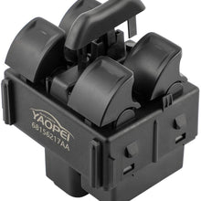 68156217AA Jeep Wrangler Master Power Window Switch Fits for 2011 2012 2013 2014 2015 2016 Jeep Wrangler 4 Door Dash Mounted-Front Left Driver Side Replace OE# 68156217AB