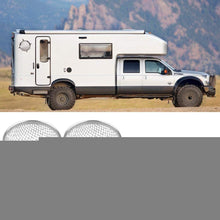 Vent Grille Cover, 2pcs Stainless Steel Vent Bug Furnace Screen Cover for Camper Trailer RV with Spring Fasteners
