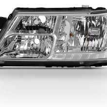 For 2009-18 Dodge Journey Driver Side Only Headlight Assembly Chrome Housing Clear Lens