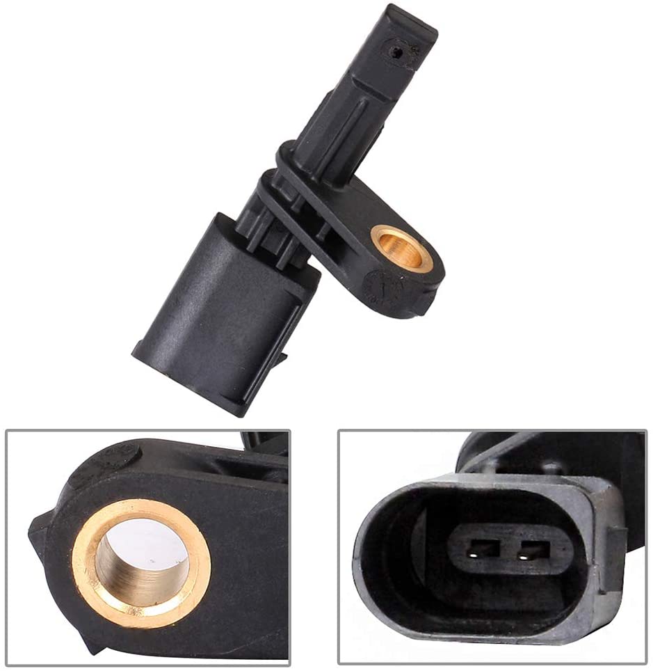 ECCPP Front Left ABS Wheel Speed Sensor Compatible with 2006-2013 Audi A3,2008-2011 Audi TT,2004-2005 Porsche Carrera GT,Vw Beetle Golf City GTI Jetta Bora CC Eos ALS430 Set of 1