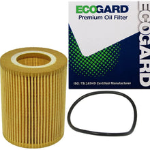 ECOGARD X5692 Premium Cartridge Engine Oil Filter for Conventional Oil Fits Land Rover LR2 3.2L 2008-2012 | Volvo XC90 3.2L 2007-2014, XC60 3.0L 2010-2016, XC60 3.2L 2010-2015, XC70 3.2L 2008-2015