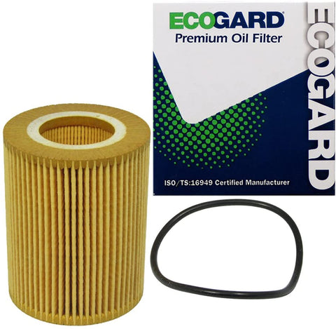 ECOGARD X5692 Premium Cartridge Engine Oil Filter for Conventional Oil Fits Land Rover LR2 3.2L 2008-2012 | Volvo XC90 3.2L 2007-2014, XC60 3.0L 2010-2016, XC60 3.2L 2010-2015, XC70 3.2L 2008-2015