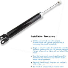 Shocks Struts,ECCPP Rear Pair Shock Absorbers Strut Kits Compatible with 2007 2008 2009 2010 Hyundai Elantra 349085 5622