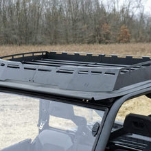 Aprove Cruiser Roof Rack, Rooftop Cargo Carrier, Luggage Hold for Polaris Ranger XP 900 (2013-2019) - Steel Black Powder Coat - Integrated Light Ports - Bolt-On Installation