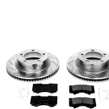 Power Stop K4696 Front Brake Kit with Drilled/Slotted Brake Rotors and Z23 Evolution Ceramic Brake Pads